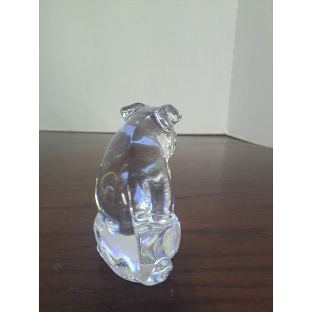 Vintage House Pets 24% Lead Crystal Pig Figurine